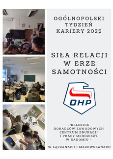 Zaj�cia z doradcami z Radomia w ramach Og�lnopolskiego Tygodnia Kariery