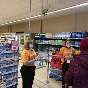 witeczna zbirka ywnoci w Ciechanowie