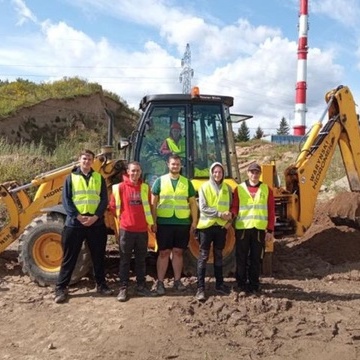 W Ciechanowie szkolimy operatorw koparko-adowarek