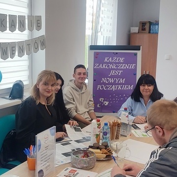 Spotkanie z Absolwentami w  Hufcu Pracy 7-35 w Posku