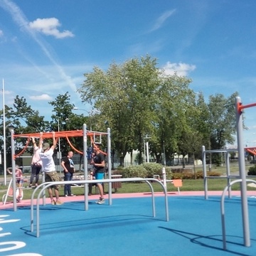 Sportowe zmagania na  siowni
