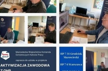 Pierwszy etap projektu „Aktywizacja zawodowa z OHP w Regionie Warszawskim” 