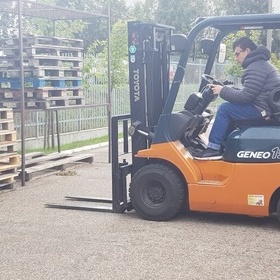 Egzamin kocowy – obsuga wzka jezdniowego