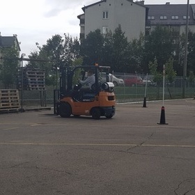 Egzamin kocowy – obsuga wzka jezdniowego