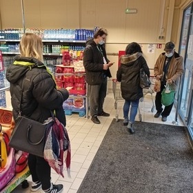 witeczna zbirka ywnoci w Ciechanowie