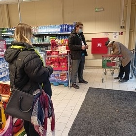 witeczna zbirka ywnoci w Ciechanowie