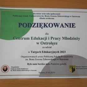 CEiPM w Ostroce na Targach Edukacyjnych