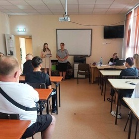 Spotkanie uczniw i rodzicw w Kozienicach