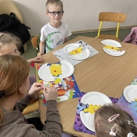 Warsztaty Wielkanocne przygotowane przez uczestnikw 7-3 w Mawie