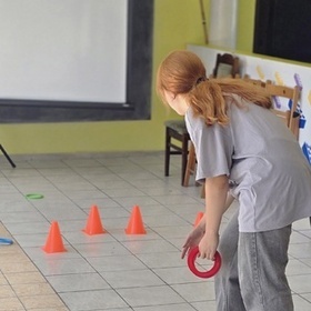 M�odzie� z 7-3 Hufca Pracy w M�awie promuje zdrowy styl �ycia poprzez sport