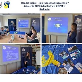 Handel lud�mi – zagro�enie, kt�re mo�e dotyczy� ka�dego. Szkolenie EURES dla kadry CEiPM w Radomiu.