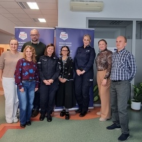 Spotkanie edukacyjne na temat przeciwdzia�ania handlowi lud�mi w Siedlcach 
