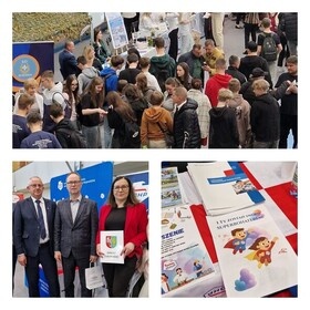 Bratek jako symbol  zmian - kompleksowe wsparcie dla m�odzie�y i pracodawc�w - OHP na Targach Pracy i Edukacji w �urominie